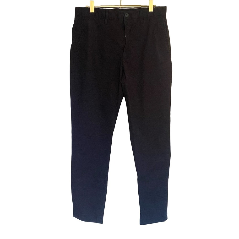Banana Republic Lived in Chino Slim Fit Mens Black Pants Waist 32 Inseam 30